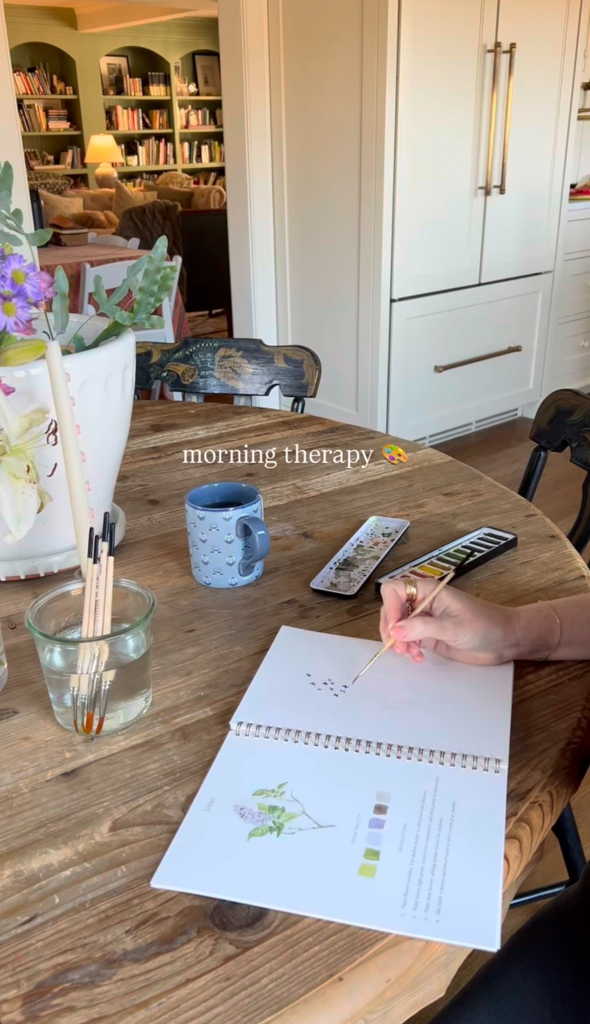 Watercolor book and paints. Favorite hobby! 

#LTKselfcare #LTKmorningroutine #LTKdayinmylife