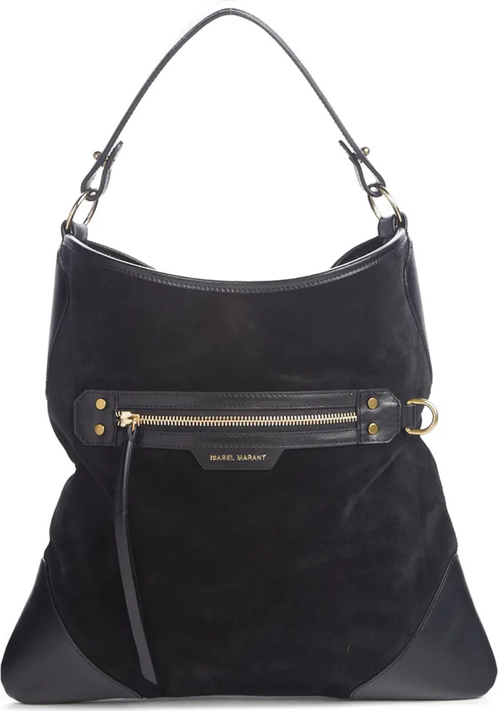 Isabel Marant Amuko Suede & Leather Hobo Bag | Nordstromrack | Nordstrom Rack