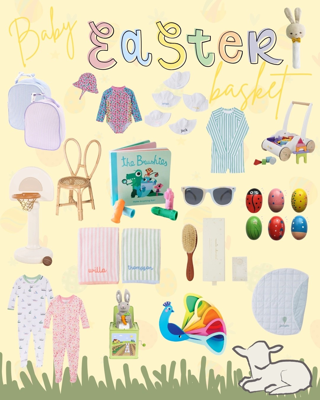 Who needs Easter Basket Stuffer ideas!? I found some of my favorite things for babies that would make the cutest Easter basket items!! Going into summer makes it a great way to throw in a swimsuit, some cute sunnies or sandals, and some other fun items! Also take a look at the BOY and GIRL Easter Basket gift guide as well! 🐣🐰💛

#easterbasketstuffers #LTKeaster #babyeasterbasket 

#LTKspring #LTKKids #LTKmomlife