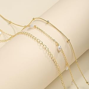Turandoss 1-3PCS 18K Gold Plated Waist Chains for Women - Gold Layered Belly Body Chain for The W... | Amazon (US)