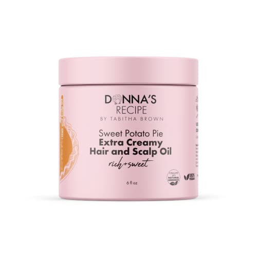 Donna's Recipe by Tabitha Brown Hair & Scalp Oil (LOC System) Sweet Potato Pie Extra Creamy | Amazon (US)