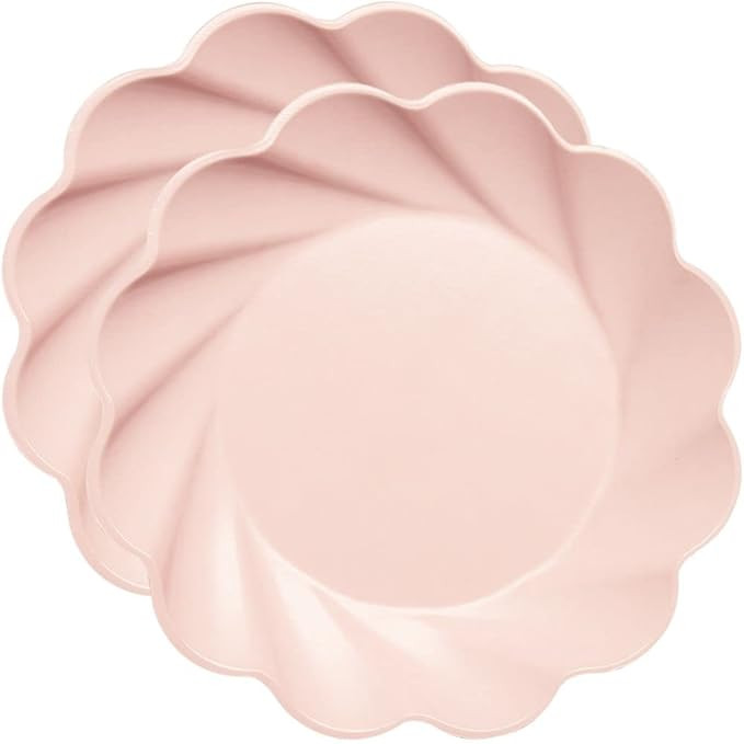 Sophistiplate Eco-Friendly Compostable Dinner Plates - Made Of Bamboo Wood Fiber, and Sugarcane- ... | Amazon (US)