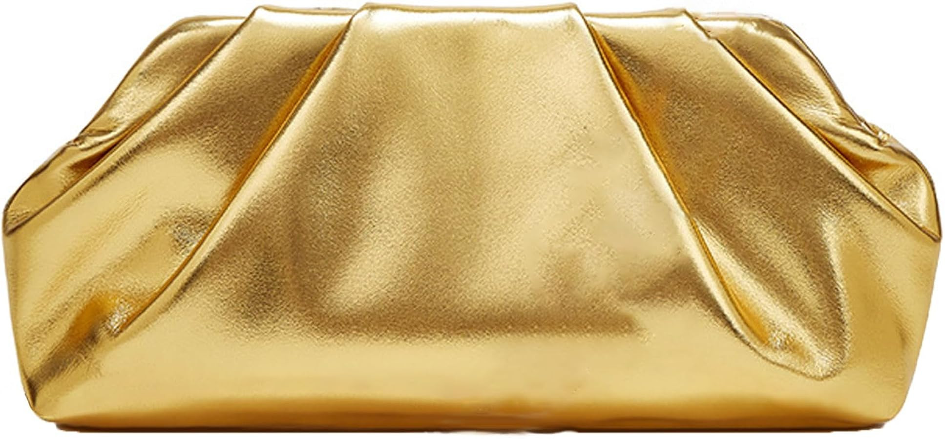 Clutch Purse for Women, Vegan Leather Evening Bag, Soft Pleated PU Small Purses for Formal Weddin... | Amazon (US)