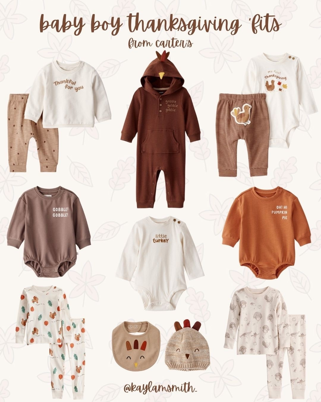 Carter’s has the sweetest baby boy outfits for Thanksgiving! 

#thanksgiving #carters #turkey #babysfirstthanksgiving #babyoutfit #babyboy 

#LTKBaby #LTKSeasonal #LTKHoliday