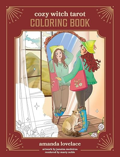 Cozy Witch Tarot Coloring Book | Amazon (US)