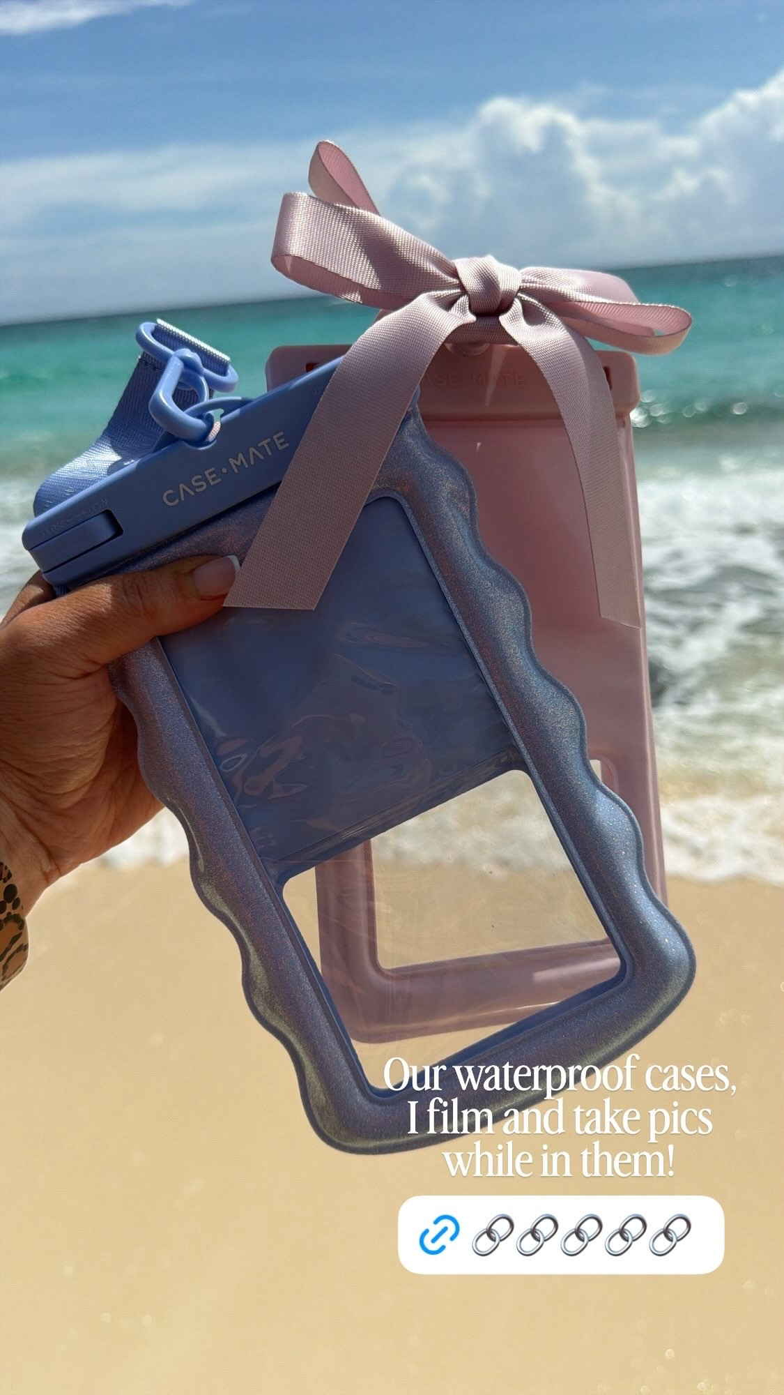 Our waterproof cases, I film and take pics while in them!

#LTKSaleAlert #LTKTravel #LTKActive