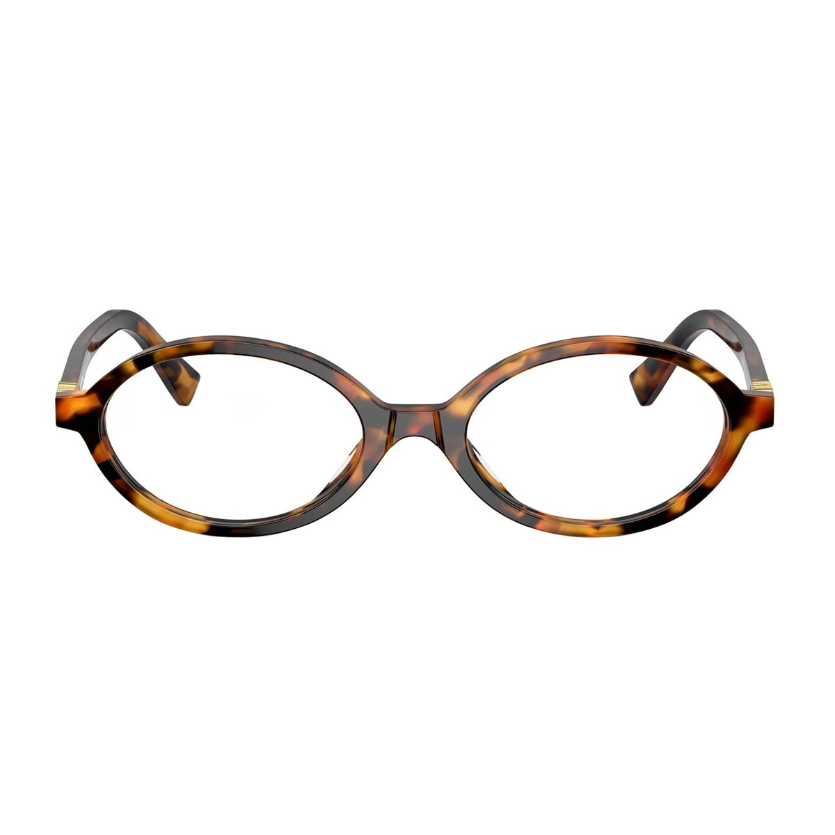 Miu Miu 0mu 01xv Miu Regard 19p1o1 Havana Chiaro Glasses | Italist.com US