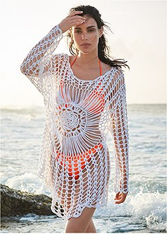 Crochet Detail Cover-Up | VENUS