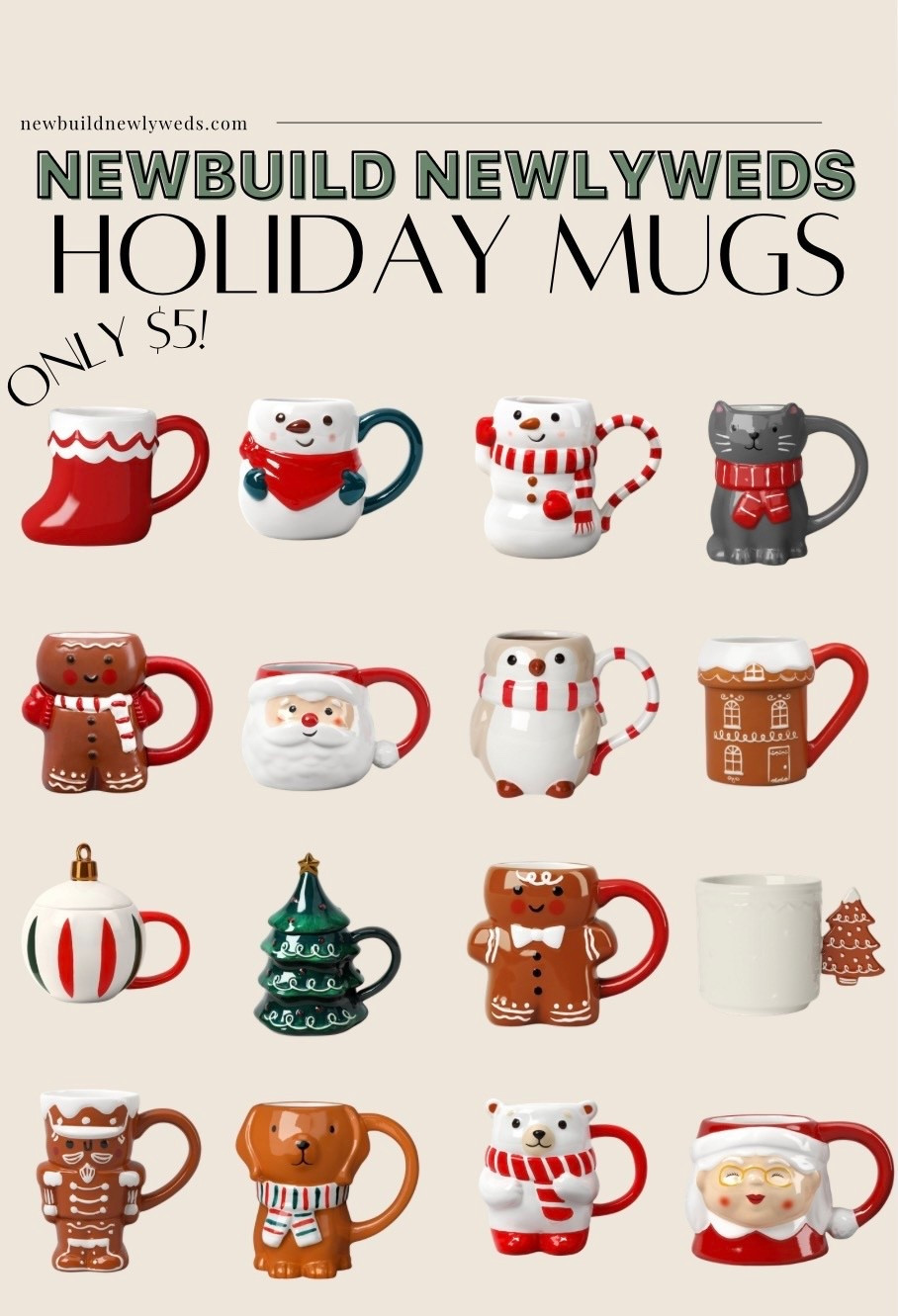 These mugs are SO cute and only $5! They would be such a good gift! 

#LTKGiftGuide #LTKHoliday #LTKHome