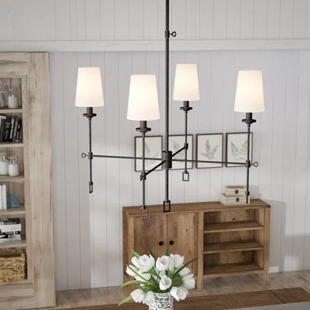 Sand & Stable Ayleen 4 - Light Shaded Sphere Chandelier | Wayfair North America