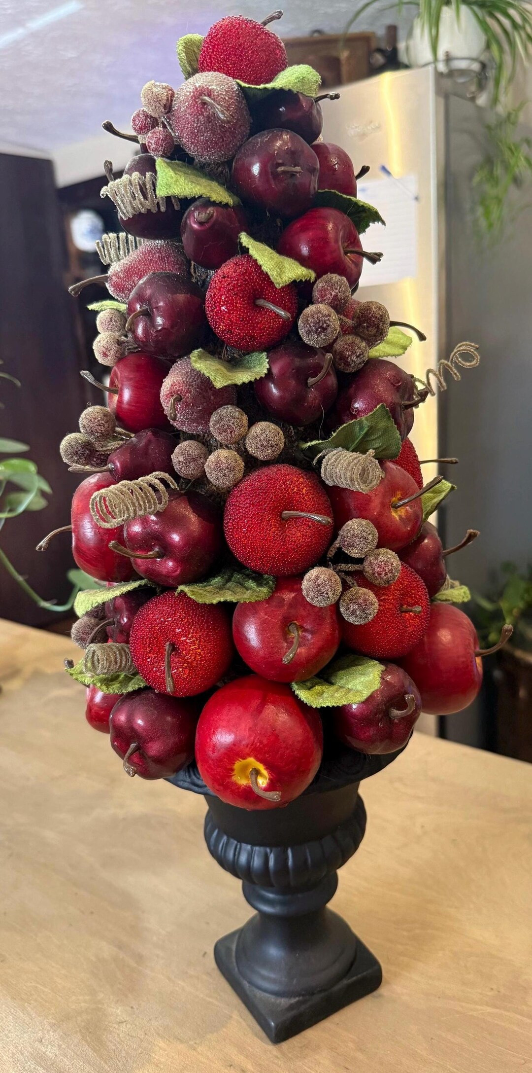 Vintage Fruit Topiary Apple/pears Berries - Etsy | Etsy (US)