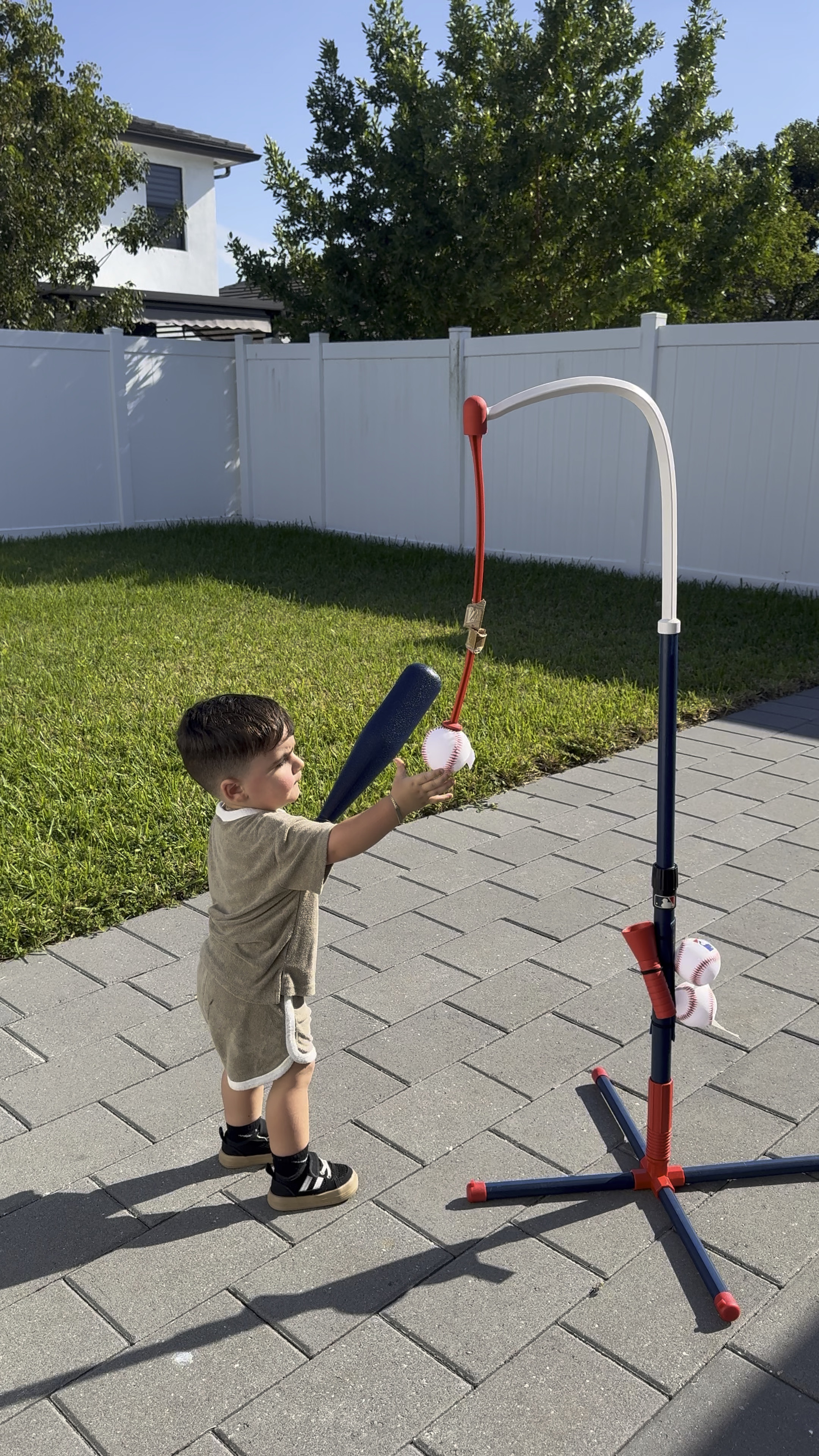 Toddler outdoor activity ⚾️

Great for hand and eye coordination 🫶🏻
The perfect gift for the kids in your family! I’m sure mom will appreciate some peace indoors while the little ones play outside 😅

#LTKKids #LTKFamily #LTKBaby