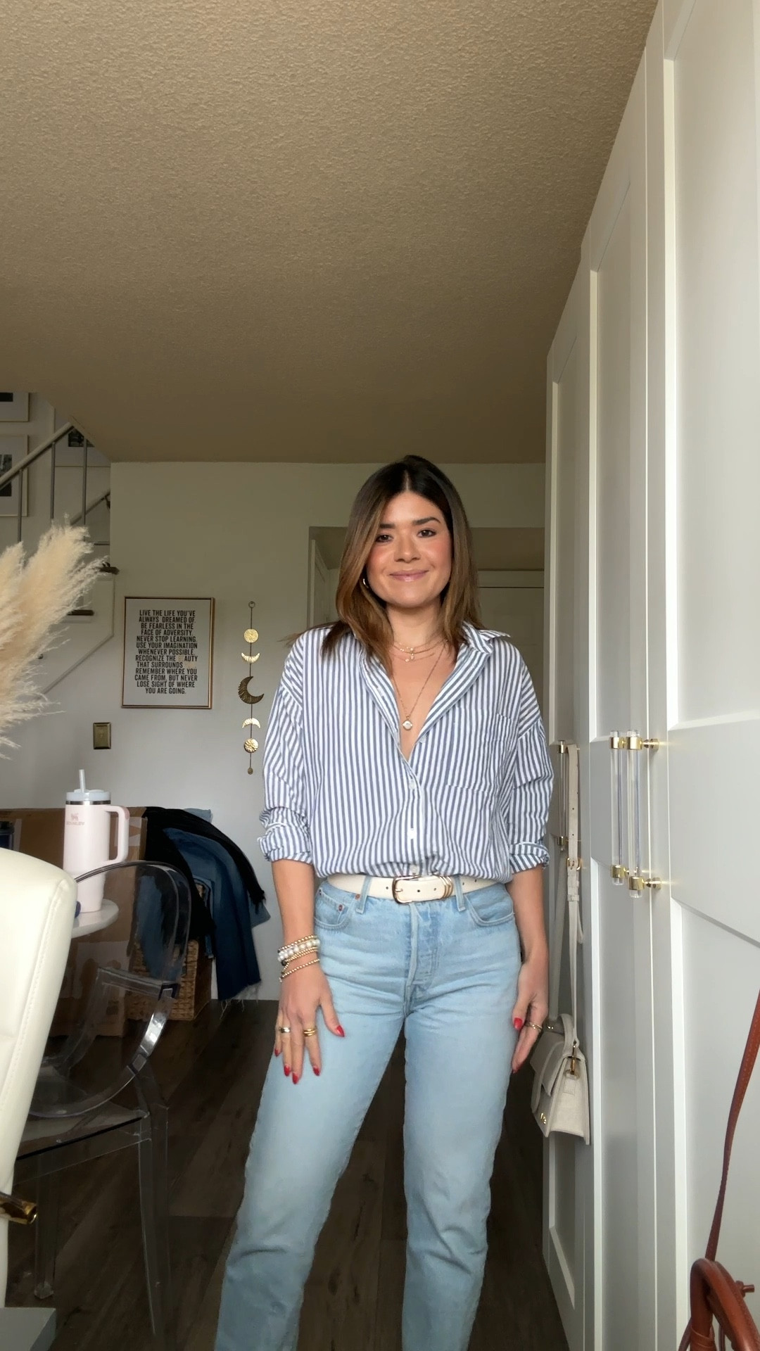 Last day to enjoy 20% your @madewell purchase! This button down top is my favorite and I can’t recommend it enough! 
It runs a little big, I’m wearing size xs
Jeans size 25

#LTKFindsUnder100 #LTKStyleTip #LTKSaleAlert