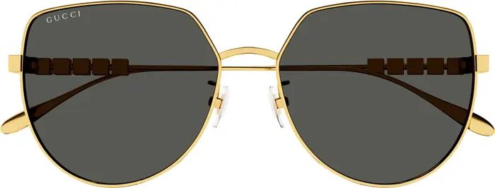 Gucci 58mm Geometric Sunglasses | Nordstrom | Nordstrom