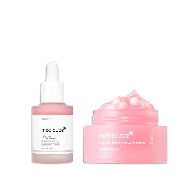 medicube Overnight Renewal Salmon PDRN Duo: Salmon DNA PDRN Pink Peptide Serum and Salmon DNA PDR... | Amazon (US)