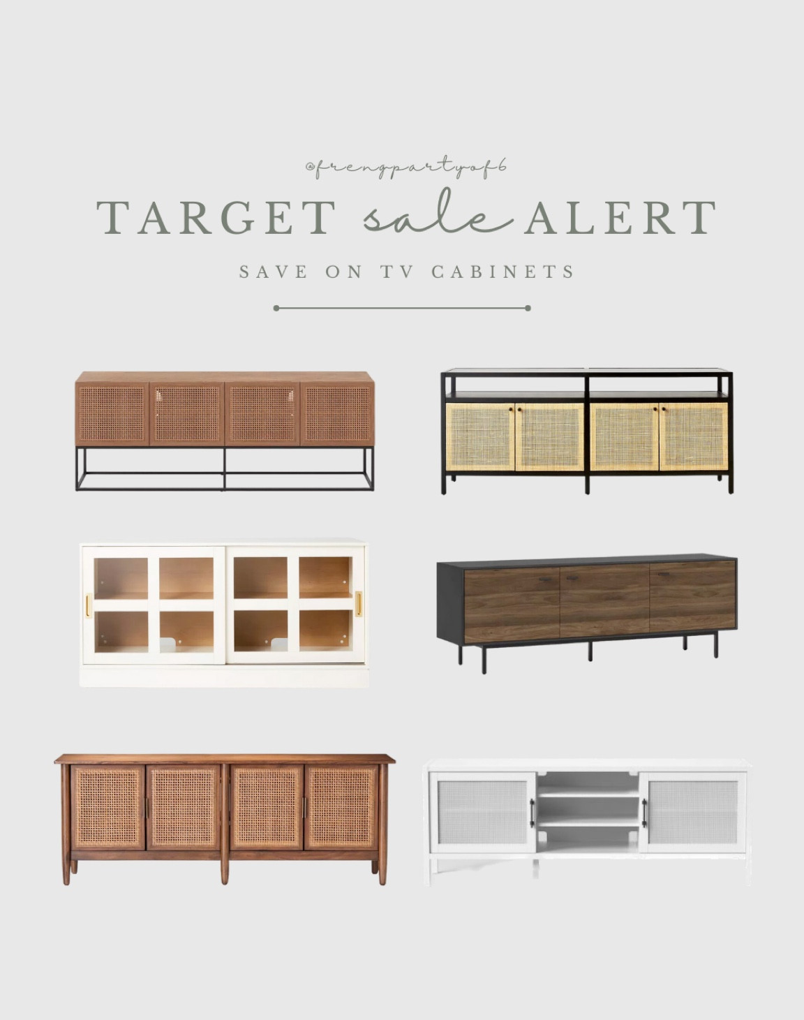 Save on media cabinets and tv stands at target! All of these are on sale.

#LTKhome #LTKsalealert #LTKFind