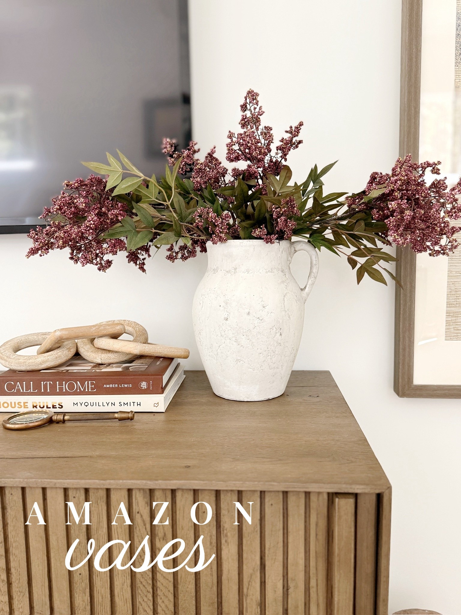 Two of my absolute favorite Amazon finds right here 👆🏼 These vases look high-end but are so affordable and easy to style. Whether you’re freshening up your entryway, bookshelf, or console table, these pieces bring that effortless, curated look. Linking both + similar options! ✨ 

#porcheandco #LTKhome #amazonhomefinds #budgetfriendlystyle #classicmodernhome #vignettedecor #homestylingideas

#LTKSaleAlert #LTKHome