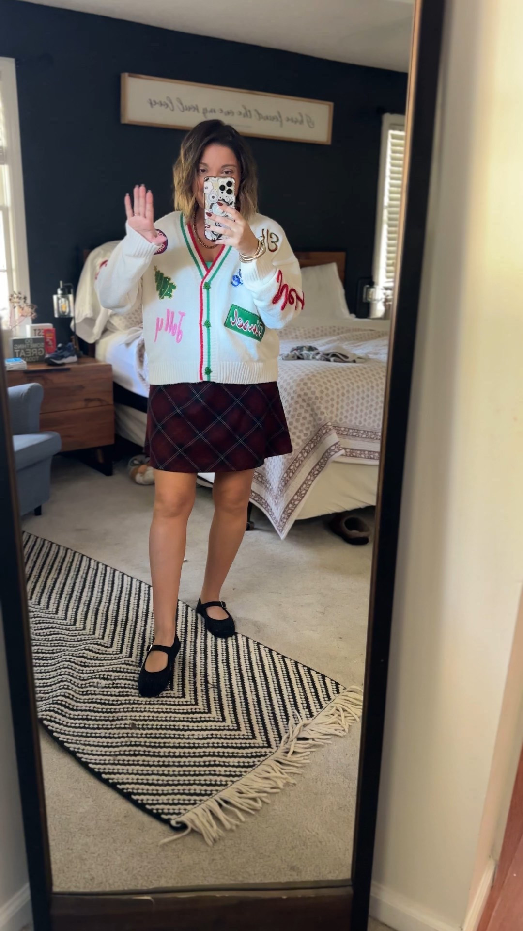 Everything fits true to size! My sweaters baggy bc I sized up 1! Holiday outfit, Christmas, Black Friday sale 

#LTKHoliday #LTKSaleAlert #LTKCyberWeek