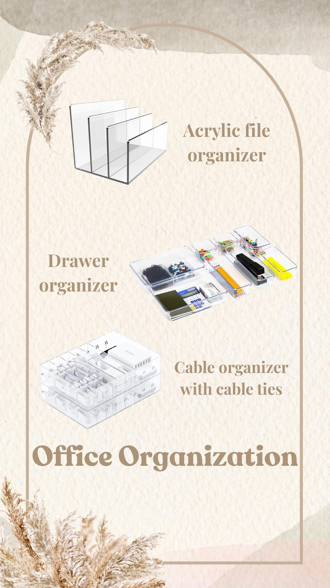 Aesthetic AND practical office organizationn

#LTKFindsUnder50 #LTKHome