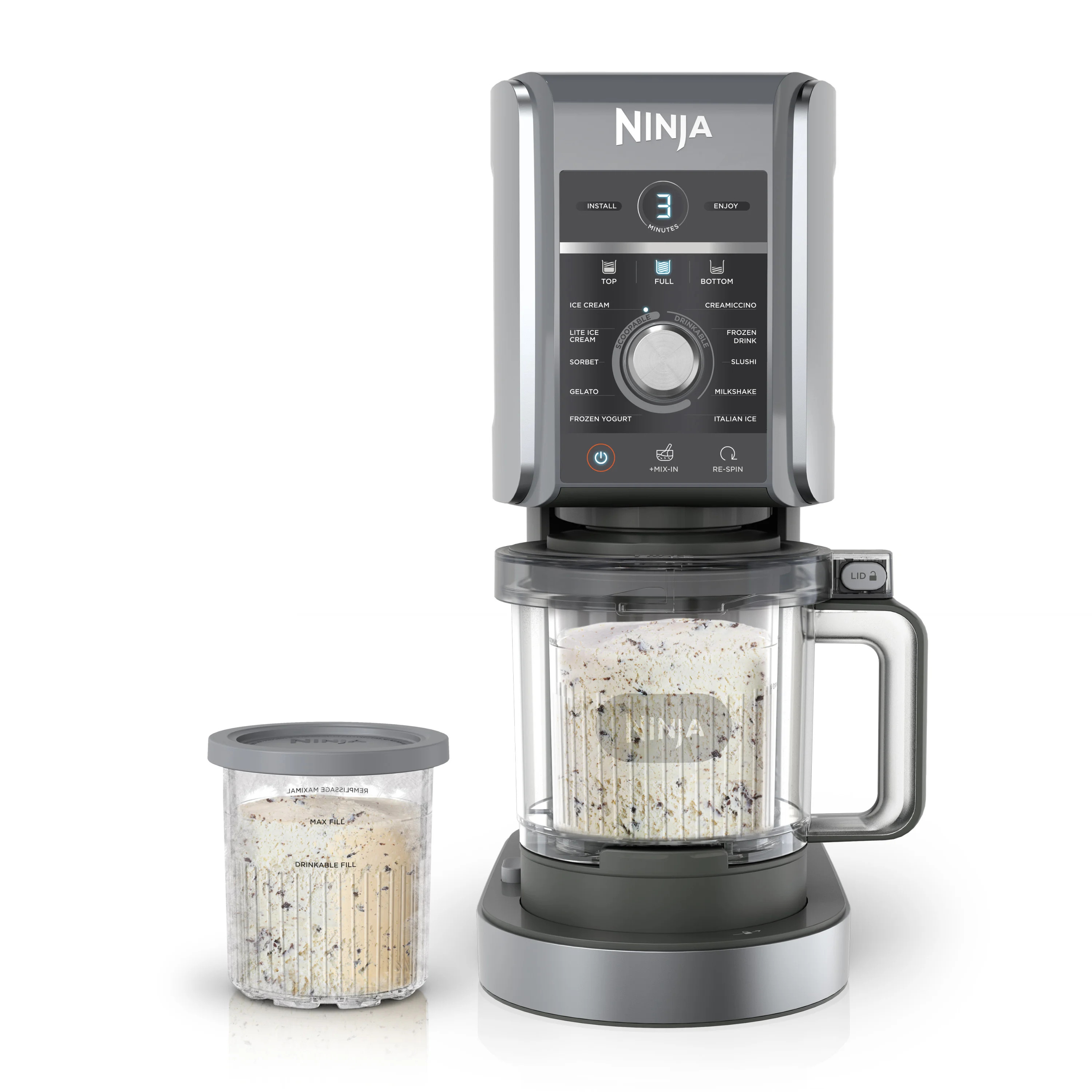 Ninja CREAMi Deluxe 11-in-1 Ice Cream & Frozen Treat Maker for Ice Cream, Sorbet, Milkshakes, Frozen Yogurt, & More, 11 Programs, XL Capacity | Wayfair North America