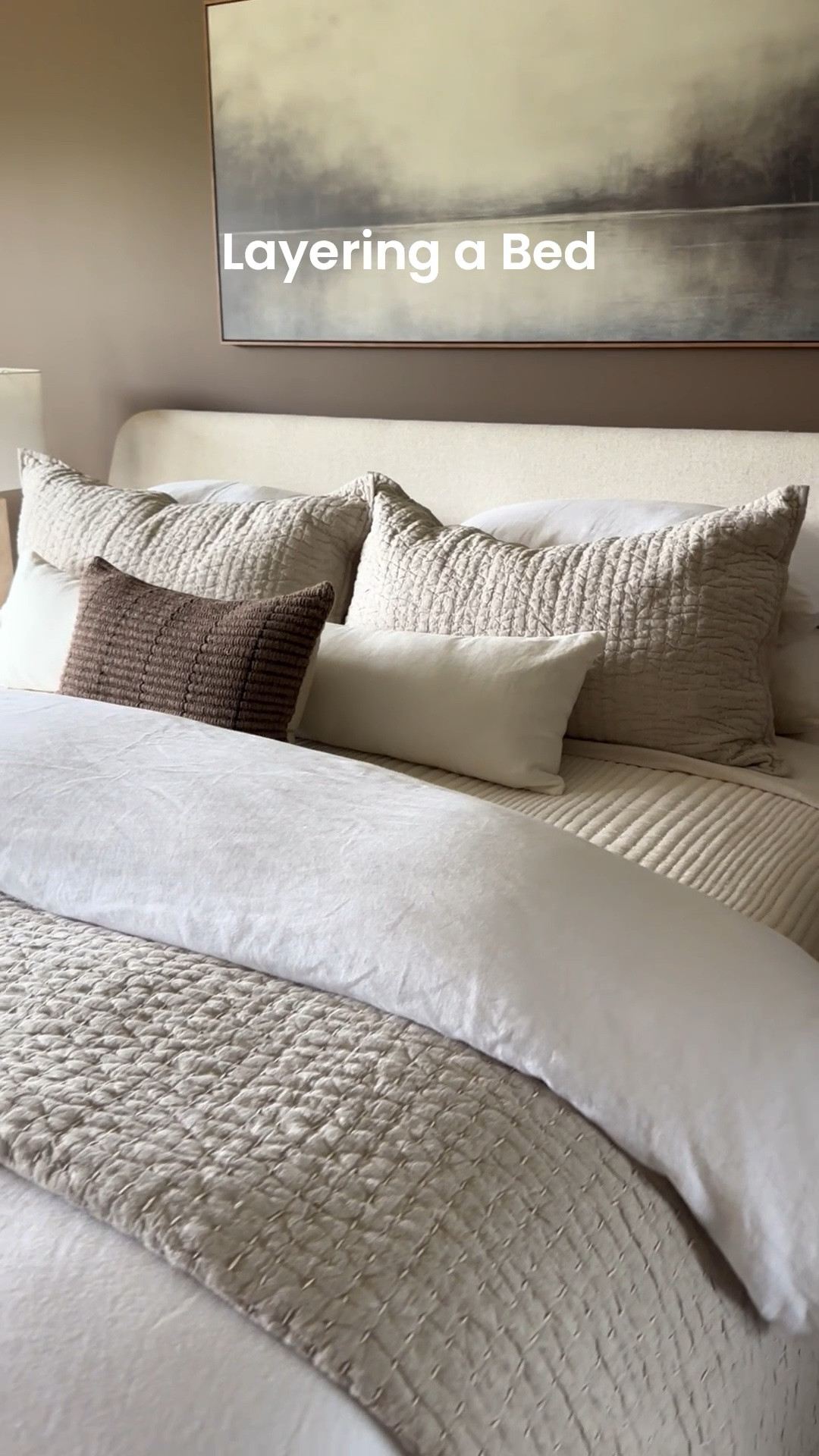 Layering a bed for a luxurious look
@Quince 
@Pottery Barn

#LTKHome #LTKSaleAlert #LTKmorningroutine