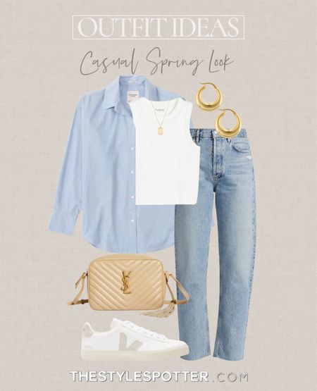 Spring Outfit Ideas 💐 Casual Spring Look
A spring outfit isn’t complete without an extra layer and soft colors. These casual looks are both stylish and practical for an easy spring outfit. The look is built of closet essentials that will be useful and versatile in your capsule wardrobe. 
Shop this look 👇🏼 🌈 🌷


#LTKSeasonal #LTKFind #LTKU