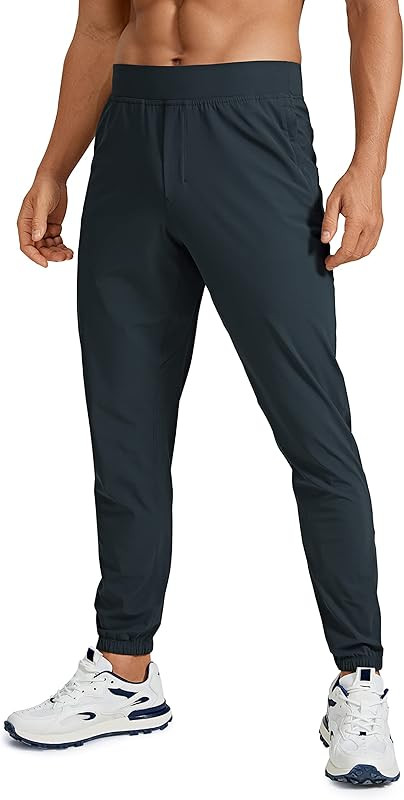 CRZ YOGA Men's Lightweight Joggers Pants - 29" Quick Dry Workout Pants Track Running Gym Athletic... | Amazon (US)