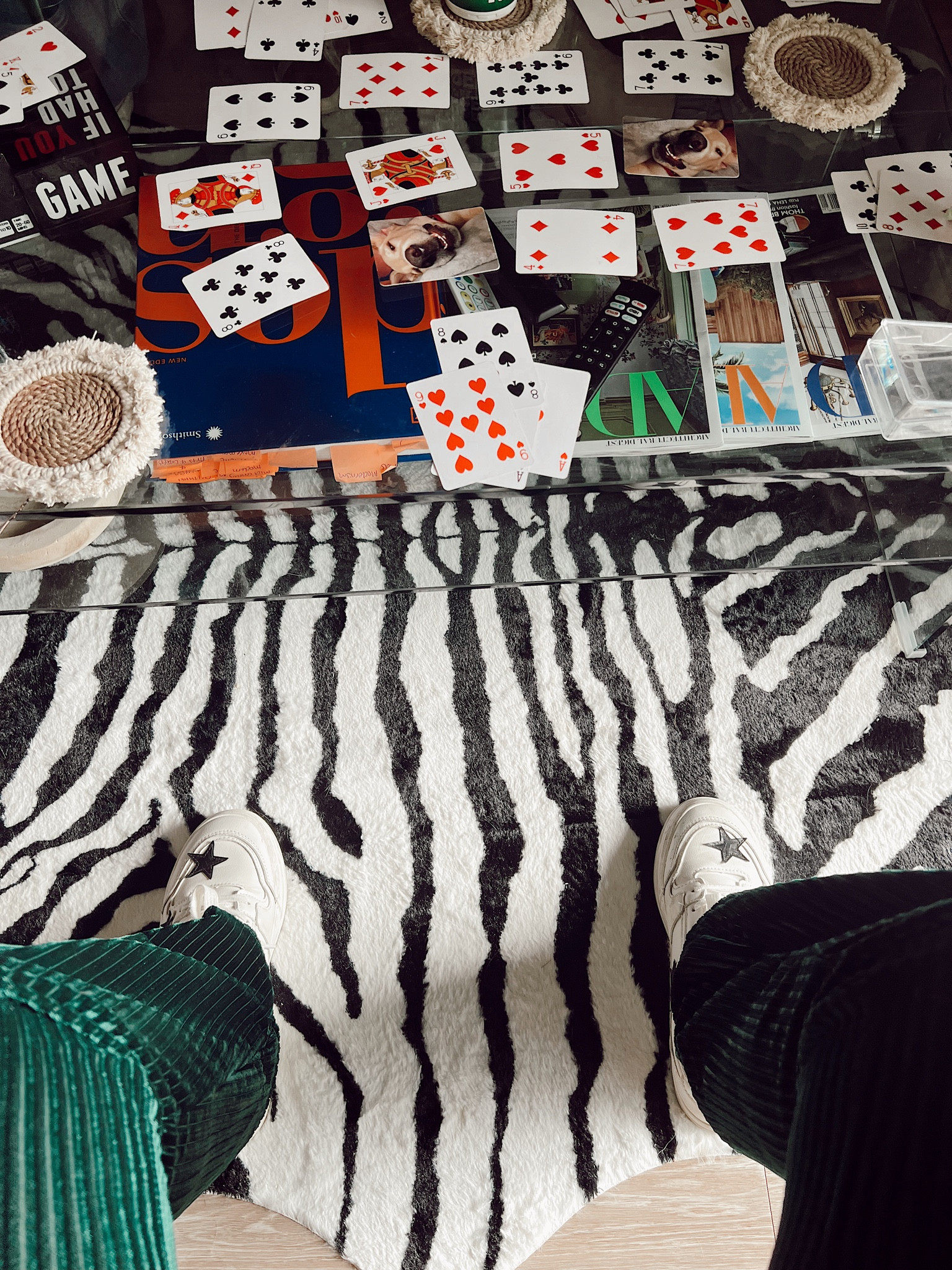 Obsessed with my zebra rug. 

Plus we can’t forget all the #coffeetable #accessories 🫶🙌🏻🤍

#LTKFestival #LTKstyletip #LTKhome