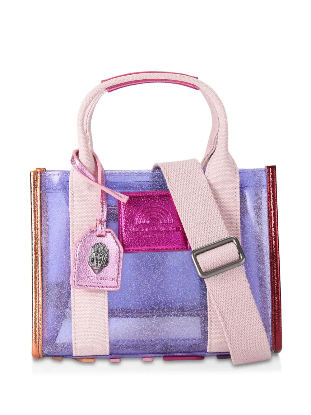 Kurt Geiger London Southbank translucent mini bag - Purple | Farfetch Global