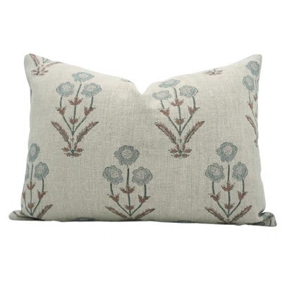 Fabdivine Block Print Thick Linen Throw Pillow Covers (Amitabh, Grey) | Wayfair North America