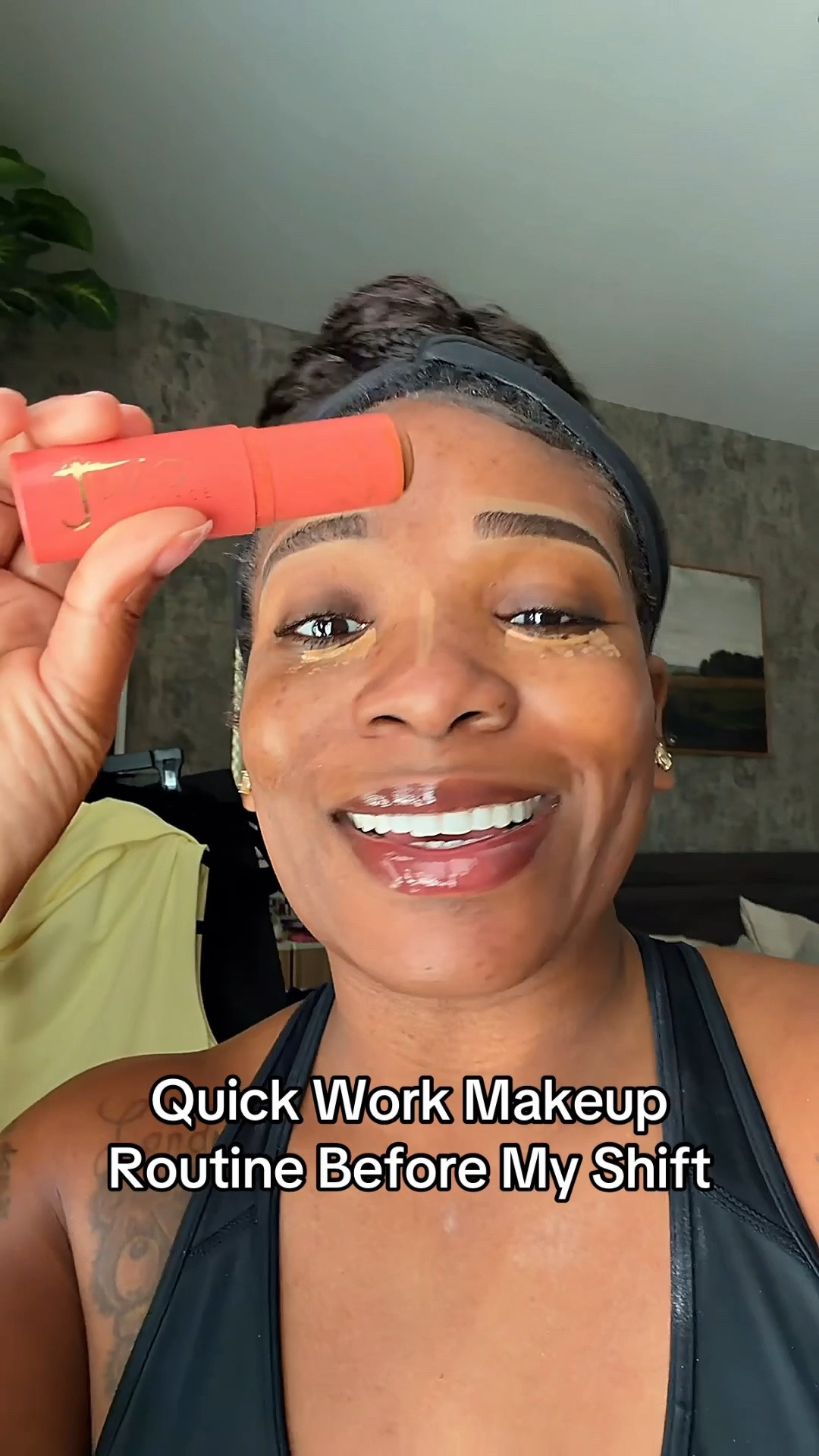 Quick work makeup before my shift. Easy, polished, and perfect for busy mornings when you still want to look cute without doing the most. Shop my beauty favorites to recreate this everyday look.

work makeup routine
quick makeup routine
everyday makeup look
soft glam makeup
no makeup makeup
easy makeup for work
beginner makeup routine
Juvia’s Place foundation stick
brown skin makeup
Black girl makeup routine
makeup for busy mornings
GRWM for work
natural glam makeup
fresh face makeup
work beauty routine
makeup essentials
beauty favorites
everyday foundation
quick glam routine
polished makeup look

#LTKgrwm #LTKBeauty #LTKmorningroutine