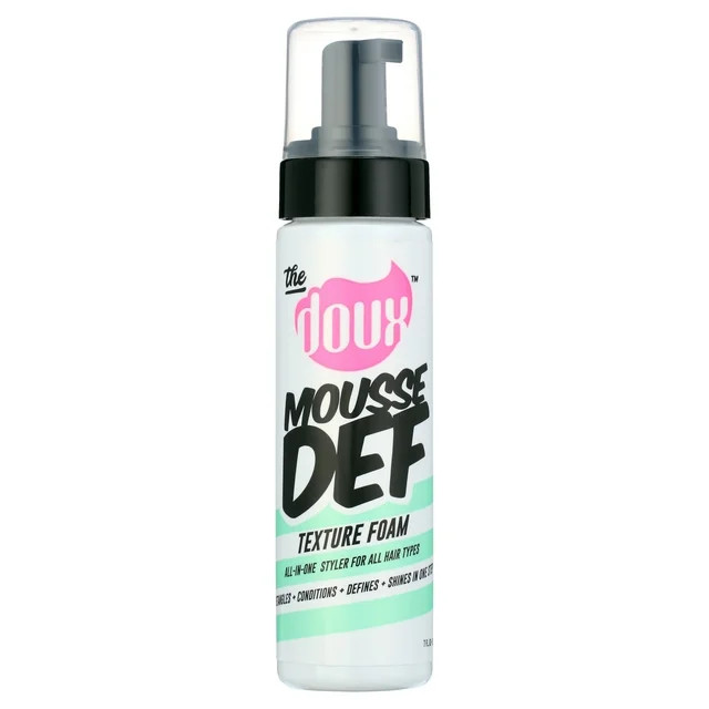 The Doux Mousse Def Shine Enhancing Volumizing Texturizing Pump Hair Styling Foam, 7 fl oz | Walmart (US)