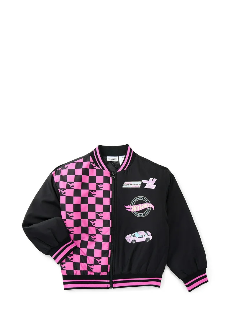 Hot Wheels Girls Bomber Jacket, Sizes XS-L - Walmart.com | Walmart (US)