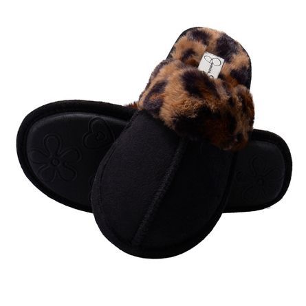 Jessica Simpson Girl's Micro-Suede Scuff Slippers | Target
