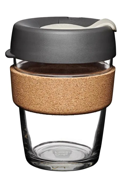 KEEPCUP 12-Ounce Brew Cork Coffee Glass in Press at Nordstrom, Size 12 Oz | Nordstrom