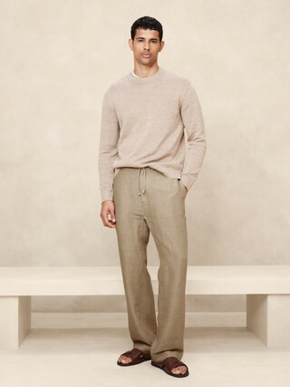 Onda Linen-Cotton Pull-On Pant | Banana Republic (CA)