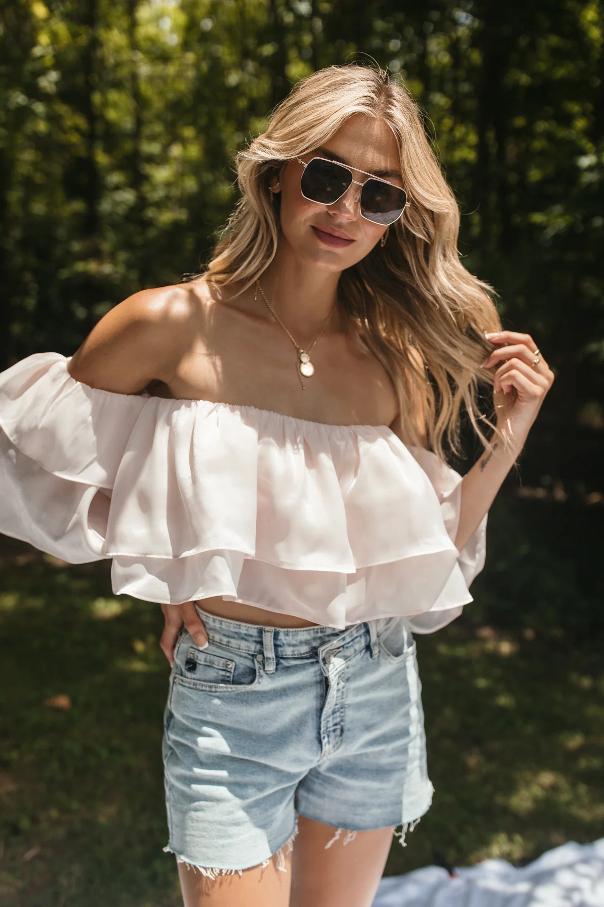 RESTOCK - Elle Ruffle Top | The Post