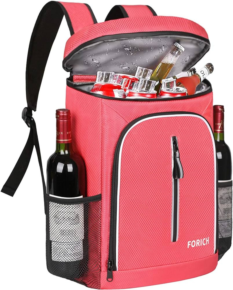 FORICH Soft Cooler Backpack Insulated Waterproof Backpack Cooler Bag Leak Proof Portable Small Co... | Amazon (US)