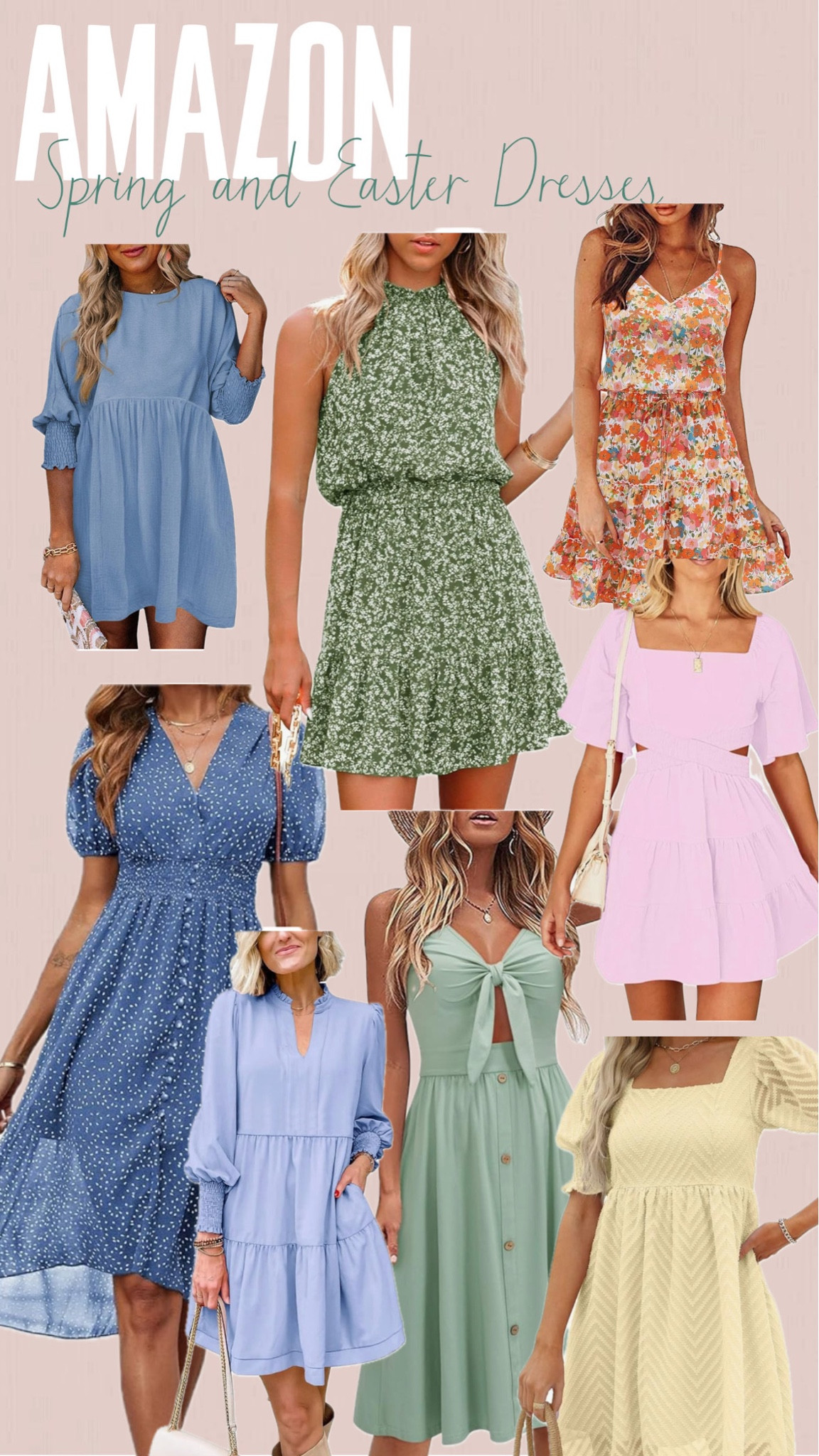 Spring and Easter dresses 🌸 

#LTKSpringSale #LTKfindsunder50 #LTKstyletip