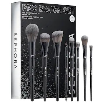 PRO 8-Piece Face & Eye Brush Set | Sephora (US)
