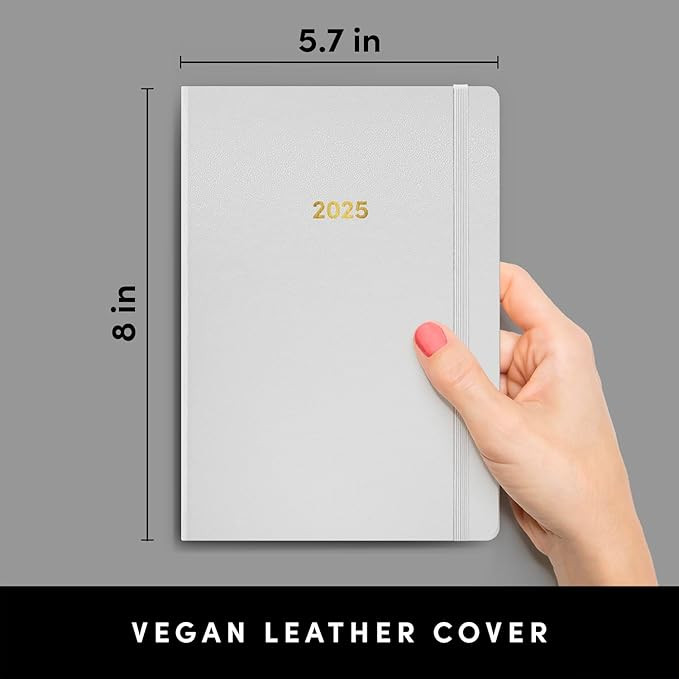 PAPERAGE 2025 Weekly & Monthly Hardcover Planner (Light Grey), 12 Month (January 2025 - December ... | Amazon (US)