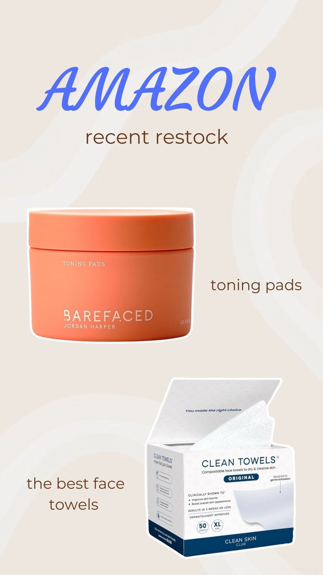 Today’s Amazon delivery consisted of a restock of my favorite face towels and these Barefaced toning pads

#LTKBeauty #LTKselfcare #LTKmorningroutine