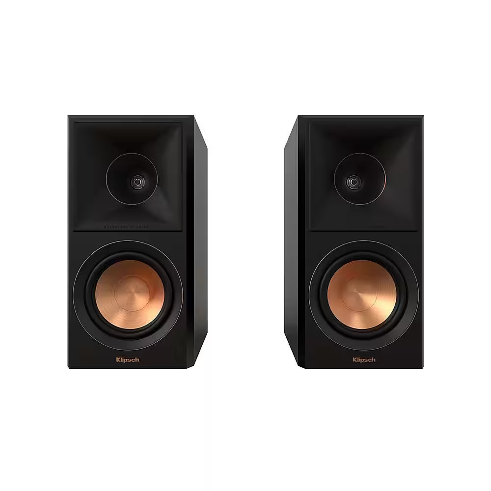 Klipsch - RP-500M II Reference Premiere Dual 5.25"" 300-Watt Passive 2-Way Bookshelf Speaker (Pair) - Ebony | Best Buy U.S.