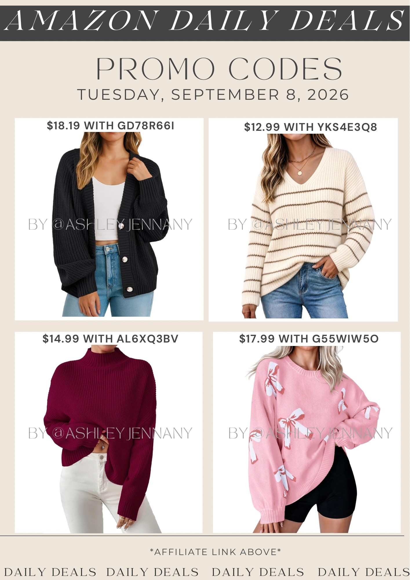Amazon deals

#LTKMidsize #LTKSaleAlert #LTKSeasonal
