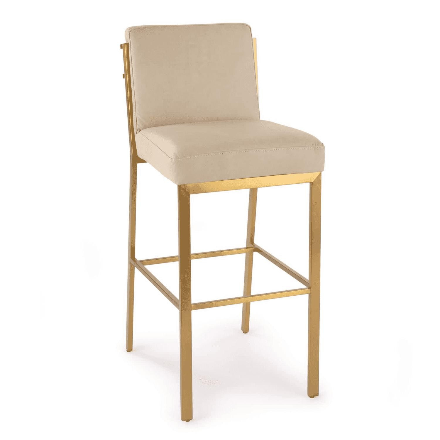 Chantal Leather Bar Stool – BURKE DECOR | Burke Decor