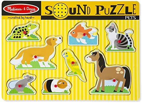 Melissa & Doug Sound Puzzle - Pets | Amazon (US)