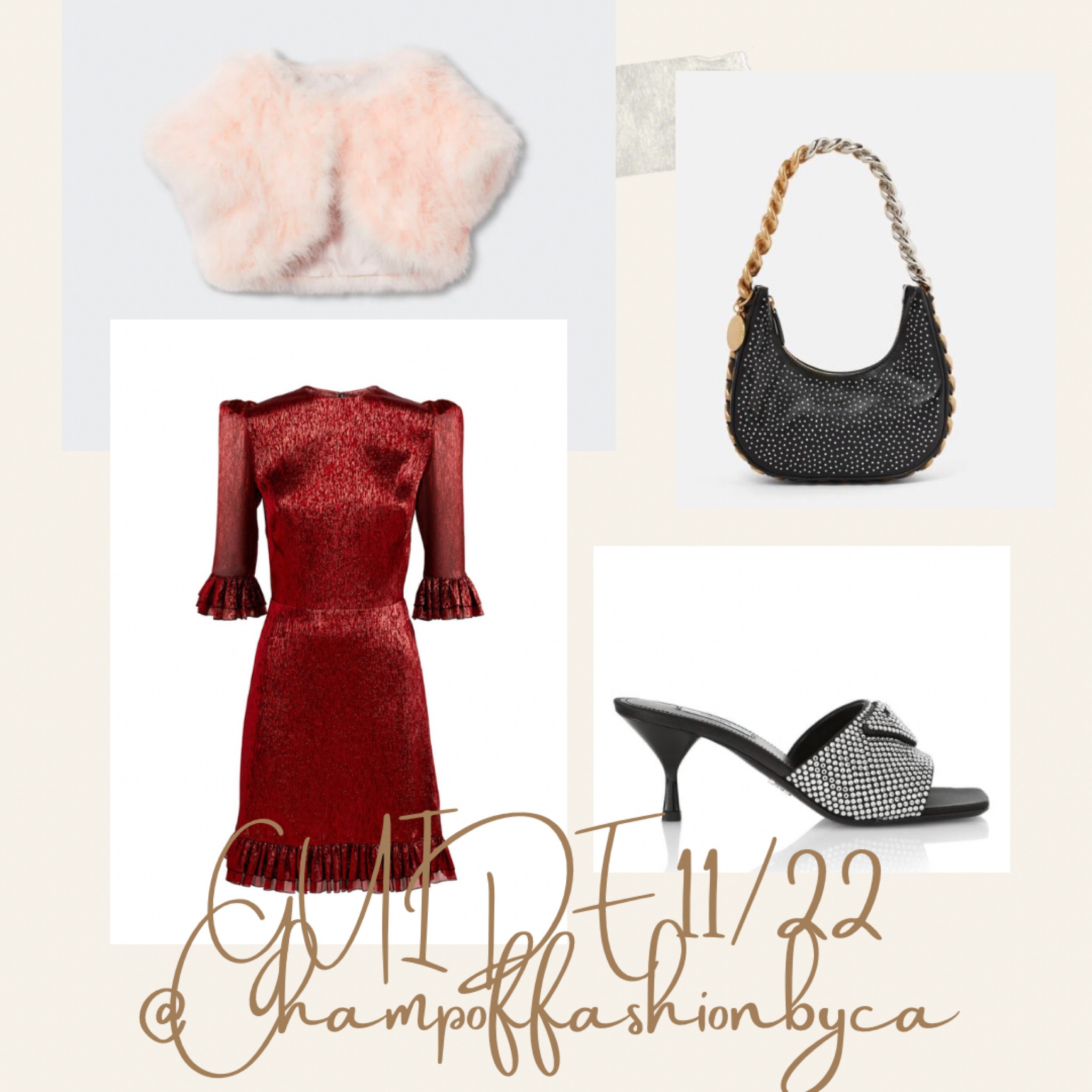 FASHION GUIDE NOV/ 22 #partyseason #cocktaildress #glitterbag #glamourseason #adventlook #dinnerdate #styleinspo #stylecollage 

#LTKeurope #LTKHoliday #LTKstyletip