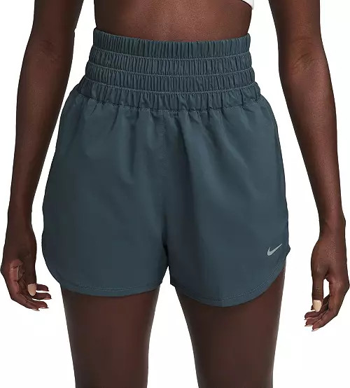 Nike One Women's Dri-FIT Ultra High-Waisted 3" Brief-Lined Shorts | Dick's Sporting Goods