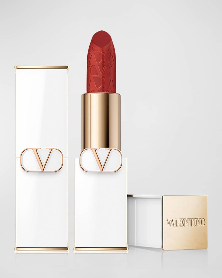 Valentino Limited Edition Rosso Valentino High Pigment Refillable Lipstick, Underdressed Velvet | Neiman Marcus