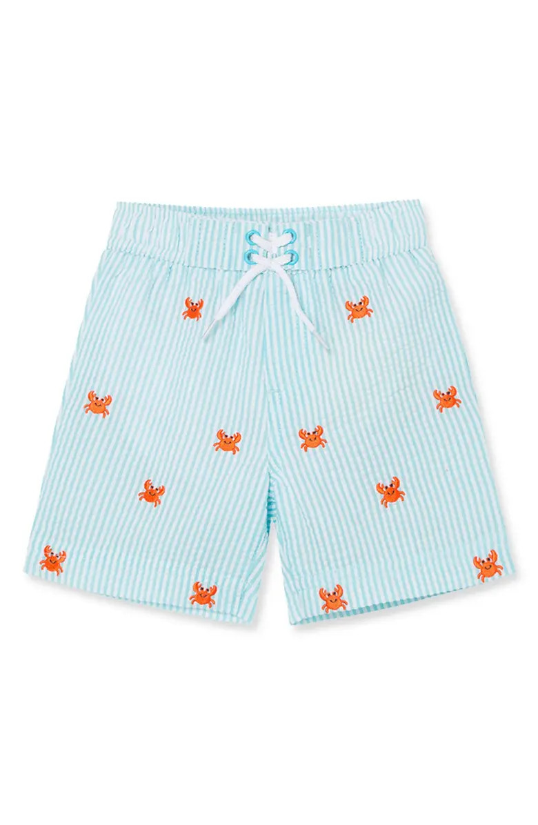 Little Me Crab Print Swim Trunks | Nordstrom | Nordstrom